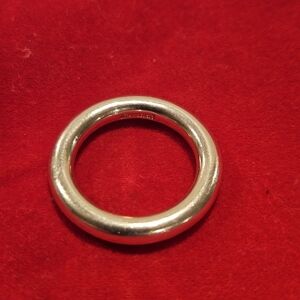 Vintage Tiffany & Co Doughnut Sterling Silver Ring